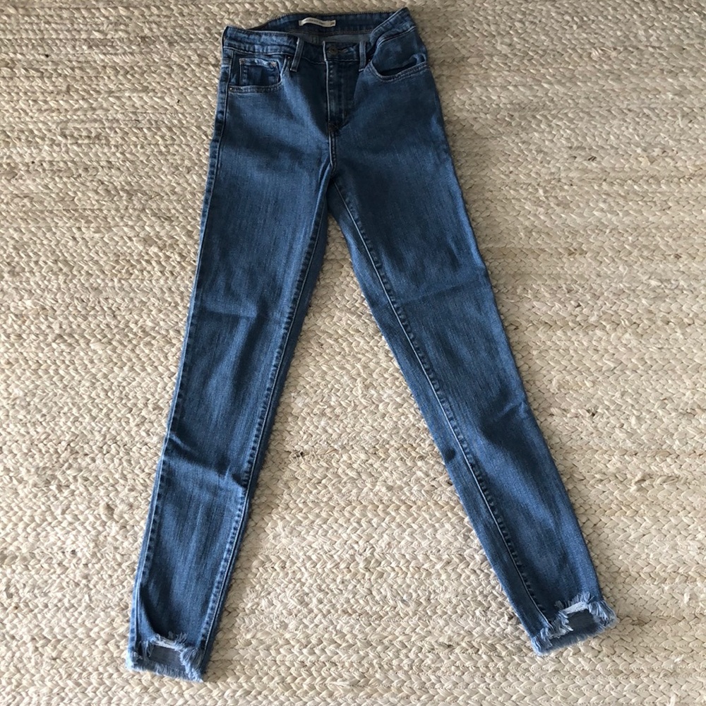 Levi super high rise jeans